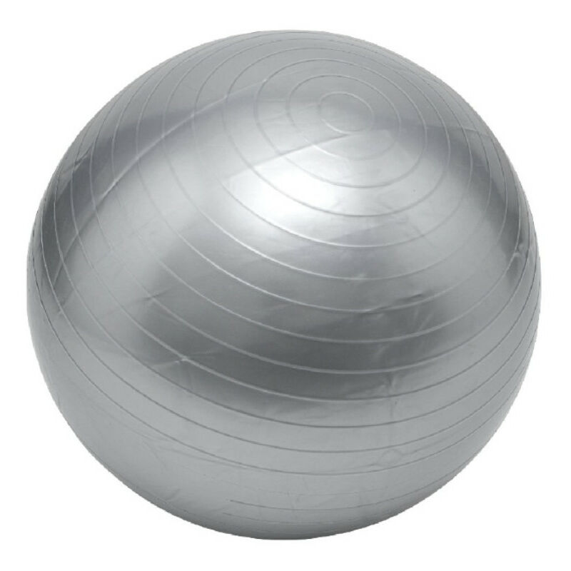 D-work - Ballon de Gym, d'Exercices Fitness, Grossesse, Pilates, Yoga, Ballon d'Equilibre d. 65 cm en pvc Anti-Eclatement (Gris) Gris