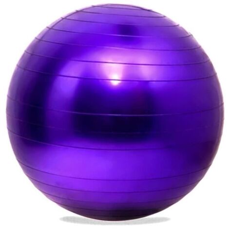 Ballon De Pilate - Violet - Multisport - Pour Exercices de Renforcement Musculaire et de Pilates