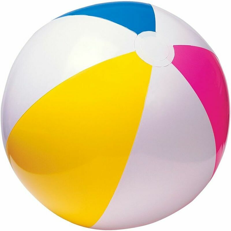 Ensoleille - Ballon de plage gonflable diamètre 51 cm