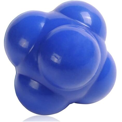 Ballon De Réaction - En Silicone - Design À Six Hémisphères - Pour Entraînement De Coordination Œil-Main Et Réflexes - Usage Extérieur Et Intérieur - 1 Pièce