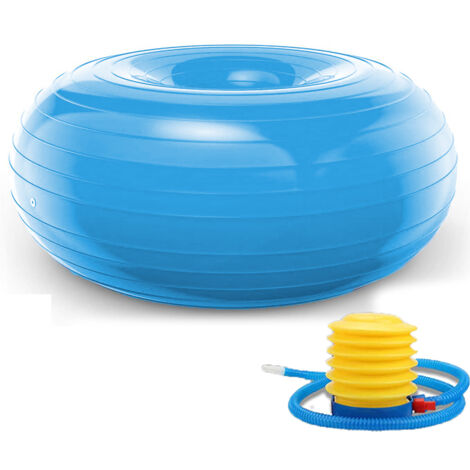 Ballon De Stabilite Suisse Avec Donut Pour Exercice Yoga Pilates Renforcement Musculaire Et Equilibre En Bureau Ou Salle De Sport