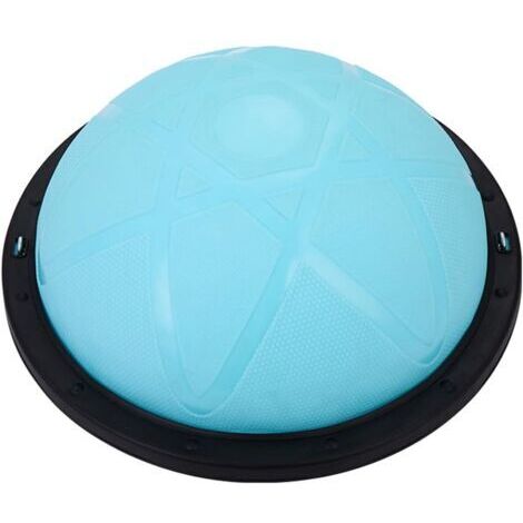 Ballon d'équilibre semi-circulaire mat de 58 cm avec base épaisse, anti-explosion, équipement de fitness à domicile pour les studios de yoga et de Pilates