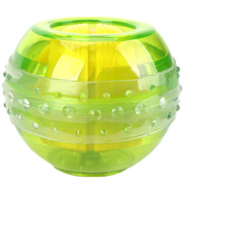 Ballon d'exercice multifonction pour poignet et main, gyroscope de force pour golf et tennis (Vert)