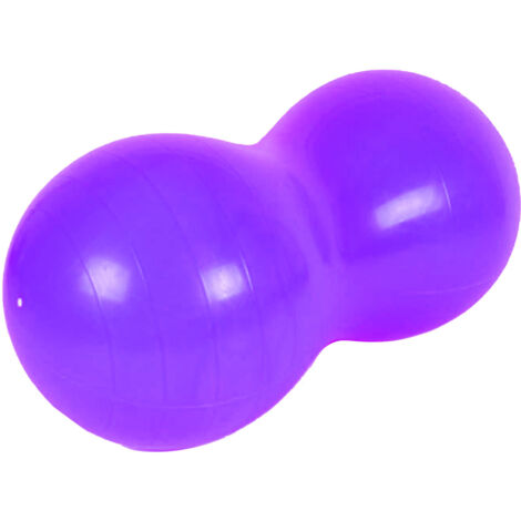 Ballon d'exercice physique 50x100cm pour renforcement musculaire, perte de poids et équilibre, couleur violette