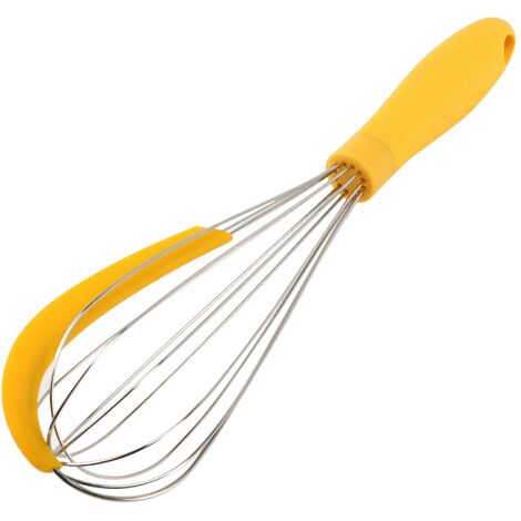 Ballon-Schneebesen aus Edelstahl 304 mit Silikonschaber – eleganter Griff und Ballon-Schneebesen aus dickem Draht