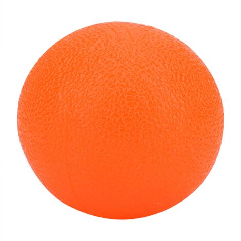 Ballons d'exercice pour les mains Silicone Squeeze Stress Ball Massage Therapy Grip Ball pour la force des doigts de la main Exercice Stress Relief(Orange)