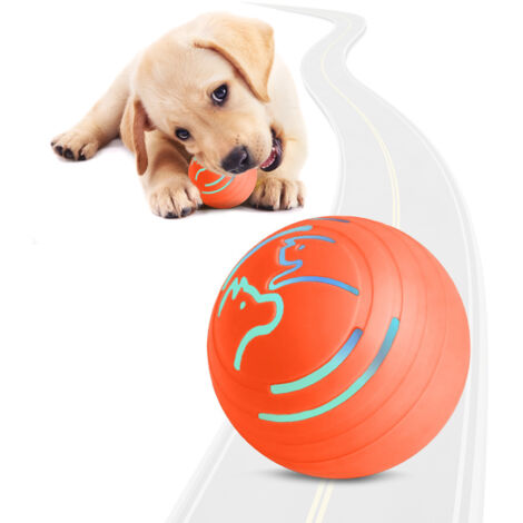 【Ballspielzeug】Interaktiver, vibrierender Leuchtball mit 4 Modi, 5,6 cm (2,2 Zoll), wiederaufladbares TPU