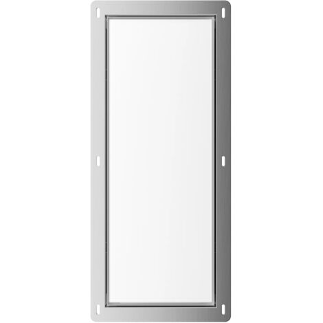 Balneo Armoire encastrée pour brosse WC gauche verre blanc 53,2×23,2×15 cm