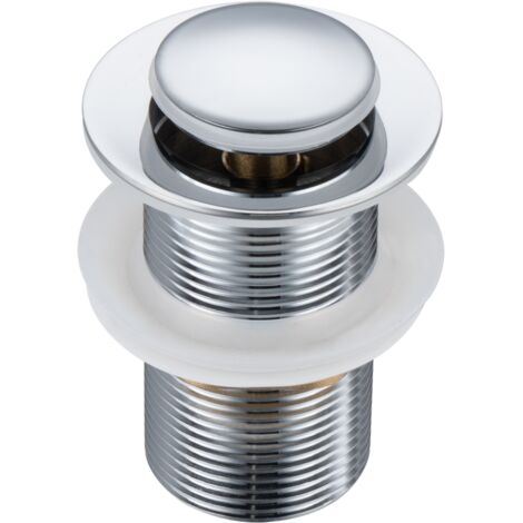 Balneo Bonde clic-clac sans trop-plein, pour lavabo, finition chrome, laiton