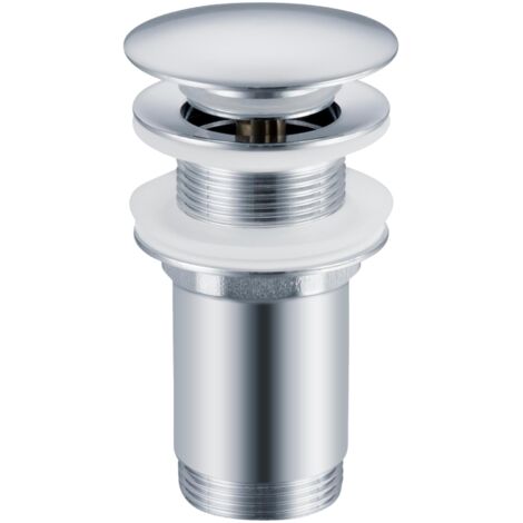 Balneo Bonde clic-clac sans trop-plein, pour lavabo, finition chrome, laiton