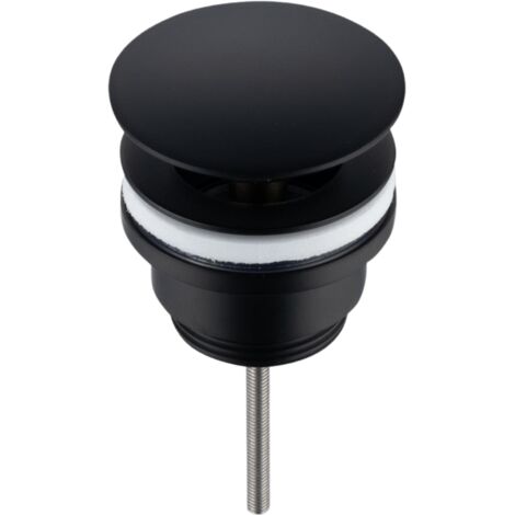 Balneo Bonde clic-clac universelle, pour lavabo, finition noir, laiton