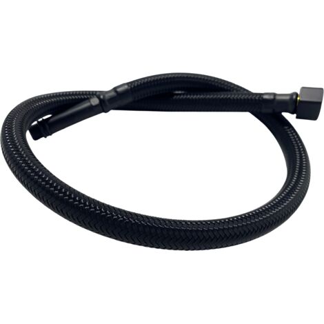 Balneo Flexible de raccordement pour robinet 3/8" x M10 40 cm tuyau PEX noir durable