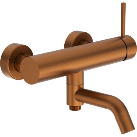 BALNEO Robinet de baignoire cuivre Acier inoxydable Mitigeur mural pour baignoire CASCADE