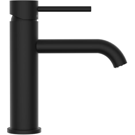 BALNEO robinet de lavabo noir en acier inox  mitigeur monocommande pour vasque CASCADE