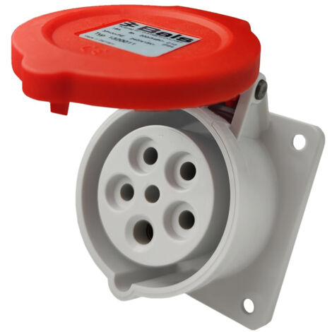 BALS CEE 1320011 PRISE MURALE DROITE 16 A 5 POLIG 400 V 6 H BOÎTIER DE MONTAGE ENCASTRABLE 1320011 PRISE AVEC TECHNOLOGIE DE CON