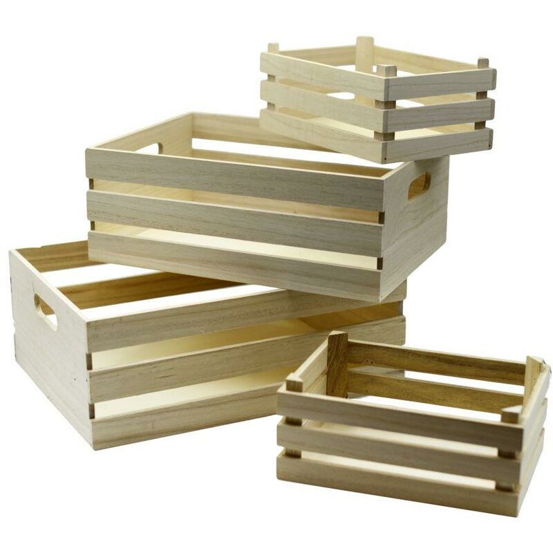 Image of Balsa drawer 1-2 + 2 rectangular drawers cm40x30h15