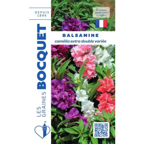 Balsamine camélia extra double variée - 1,5g