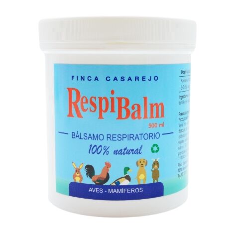 Bálsamo Natural para Animales 500 ml - Despeja Las Vías Respiratorias de Perros, Gallinas, Conejos, Rumiantes - Descongestionante Natural
