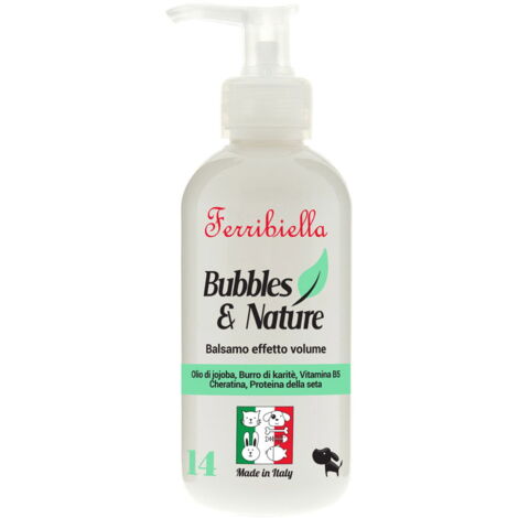 Balsamo volumizzante con olio di jojoba, burro di karite, cheratina e proteine della seta per cani 250 ml