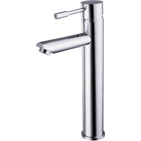 Balterley Bradnop Round Tall Lever Mono Basin Mixer Tap - Chrome