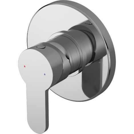 Balterley Consall Round Concealed Manual Shower Valve 1 Outlet - Chrome