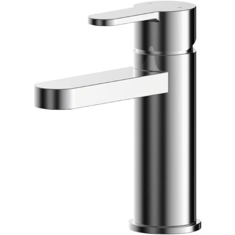Balterley Consall Round Mono Basin Mixer Tap & Push Button Waste - Chrome
