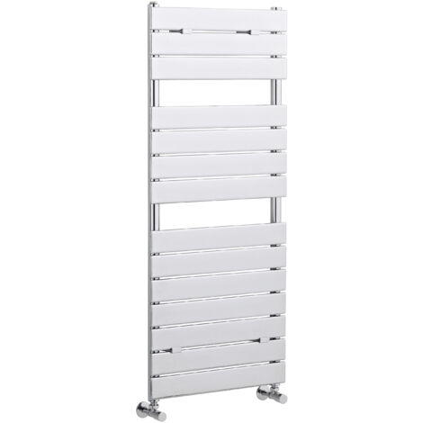 Balterley Ecton Contemporary Heated Towel Rail 14 Flat Panels, 1213mm x 500mm - Chrome