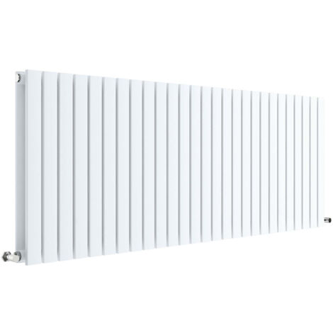 Balterley Edingale Square Horizontal Double Panel Radiator, 600mm x 1572mm - Satin White