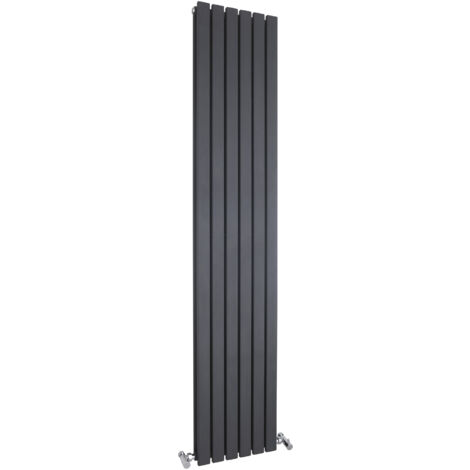 Balterley Edingale Square Vertical Double Panel Radiator, 1800mm x 354mm - Anthracite