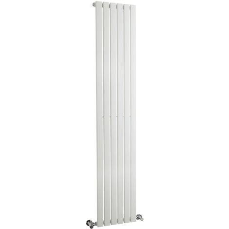 Balterley Edingale Square Vertical Single Panel Radiator, 1800mm x 354mm - Satin White