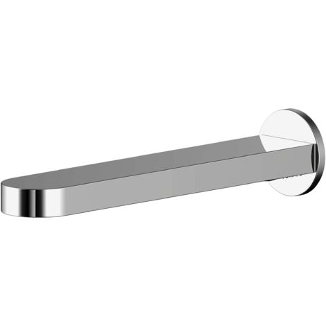 Balterley Enville Modern Round Wall Mounted Bath Spout with Smooth Water Flow Design - Polished Chrome Finish