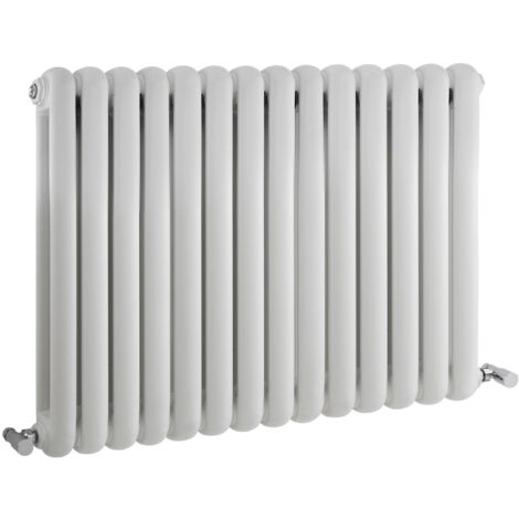 Balterley Huddlesford Horizontal Double Panel Radiator, 635mm x 863mm - Gloss White