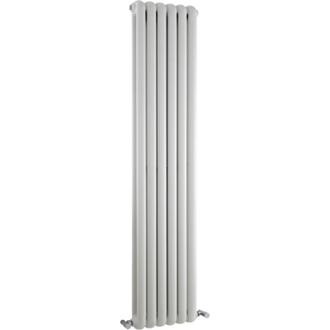 Balterley Huddlesford Vertical Double Panel Radiator, 1500mm x 383mm - Gloss White