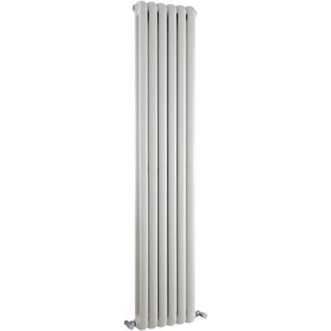 Balterley Huddlesford Vertical Double Panel Radiator 1800mm x 383mm - Gloss White