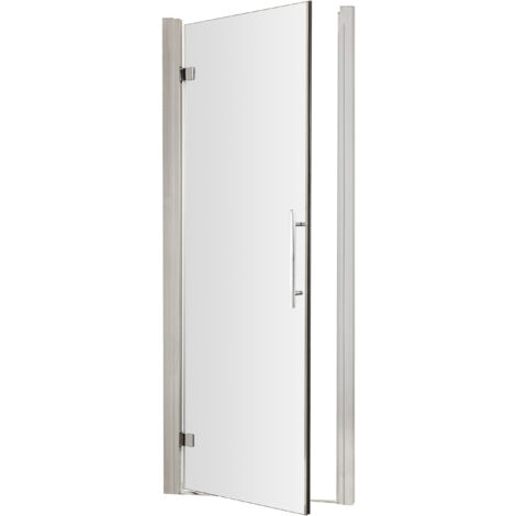 Balterley Kinvaston 700mm Hinged Shower Door with 8mm Toughened Safety Glass and Easyfit Assembly System - Chrome