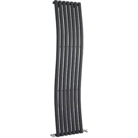 Balterley Pattingham Aldershawe Vertical Single Panel Radiator, 1785mm x 413mm - Anthracite