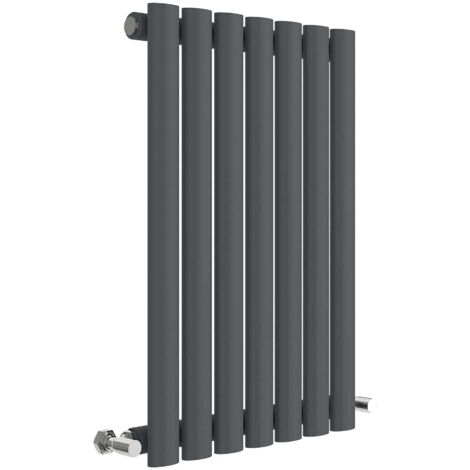 Balterley Pattingham Horizontal Single Panel Radiator, 600mm x 412mm - Anthracite