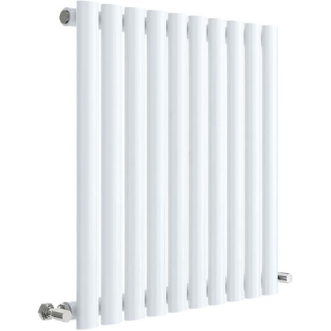 Balterley Pattingham Horizontal Single Panel Radiator, 600mm x 586mm - Gloss White