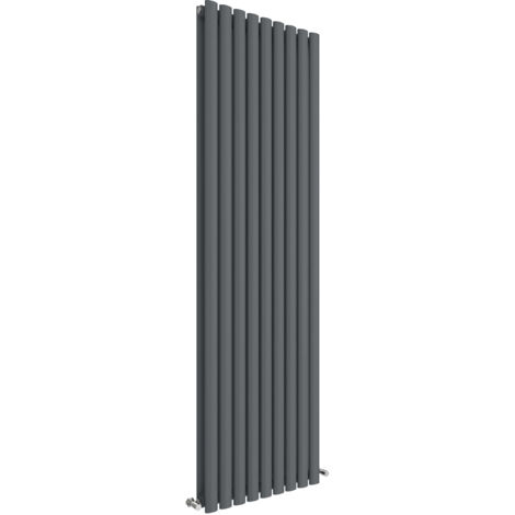 Balterley Pattingham Vertical Double Panel Radiator, 1800mm x 528mm - Anthracite