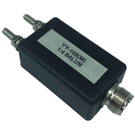 Balun d'antenne à ondes courtes 100W 1:4 HF, Mini Baluns QRP pour Interface de Type M fréquente