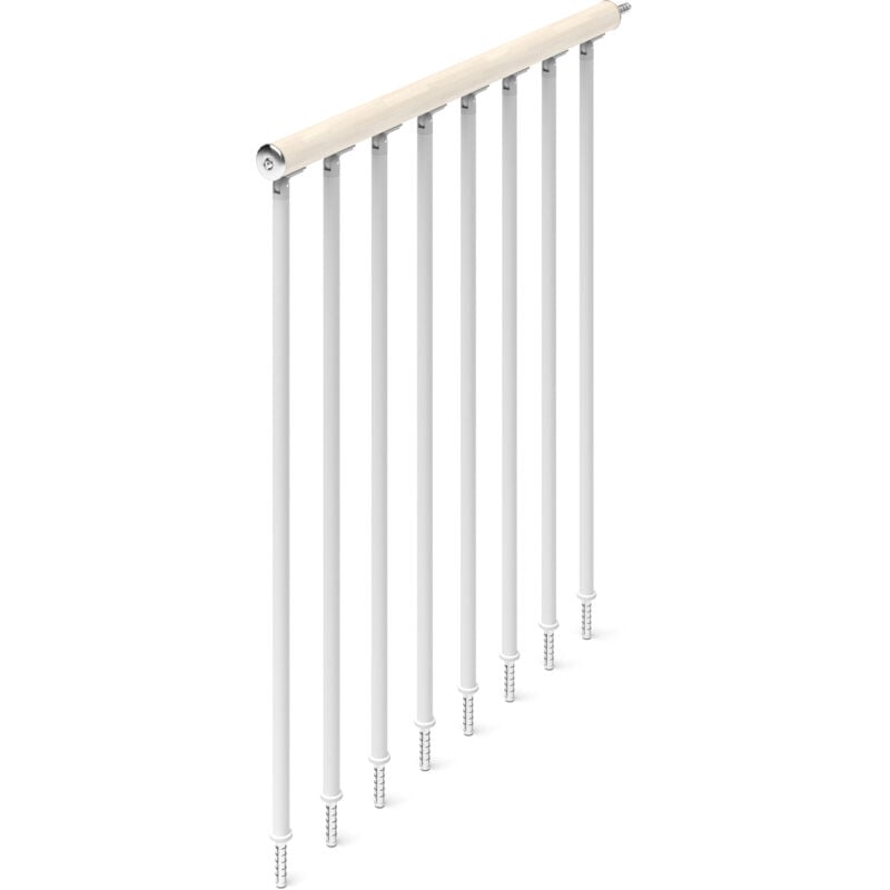 Misterstep - Balustrade avec colonnes vertical (Modèle Tube) - Longueur 100 cm -