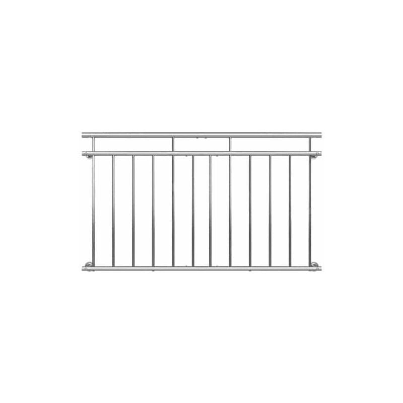 Balustrade de balcon, 156 cm X 90 cm en inox
