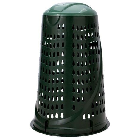 BAMA PATTUMIERA VARIO TRESPOLO PORTASACCO DA GIARDINO 110LT NERO-VERDE