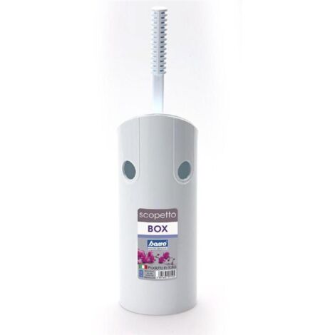 Bama portascopino box bagno bianco 10050