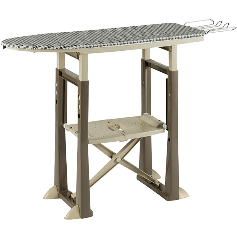 Table à repasser 'Trend' en gris tourterelle