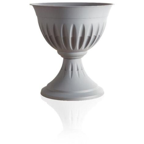 BAMA VASO CALICE ALBA D. 43 CM GRIGIO