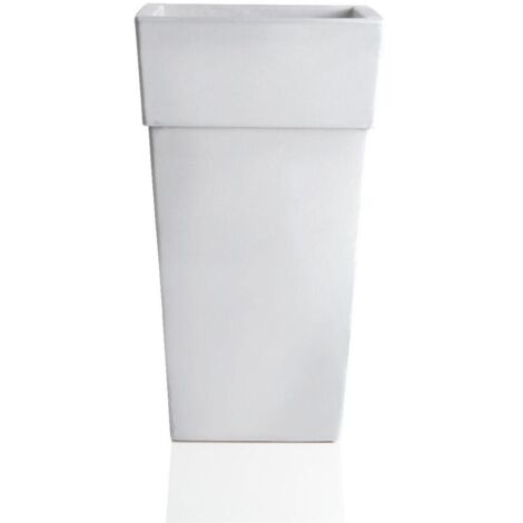 BAMA VASO PIRAMIDE SENSATION 50 X 50 X H87.5 CM BIANCO