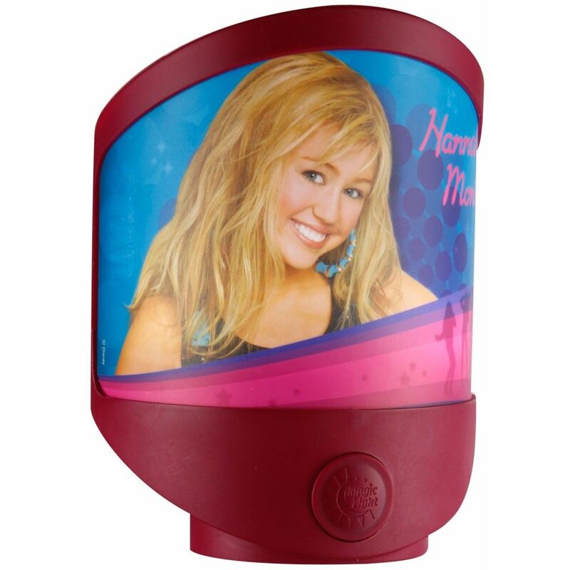 Image of Lampada da parete Lampada per bambini Lampada per ragazza Lampada per stanza dei giochi Hannah Montana Globo 662361
