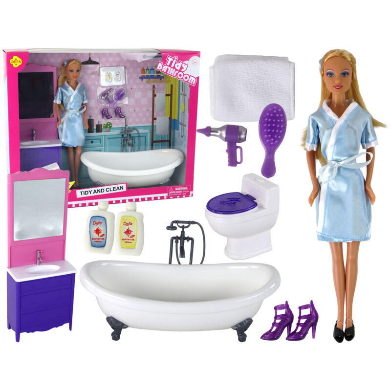 Bambola per bambini in accappatoio Accessori da