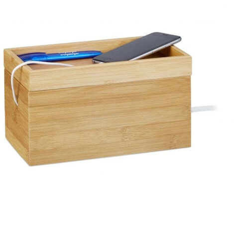 Bamboo cable box
